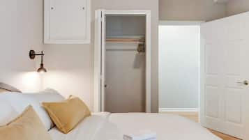 1 bedroom, iron/ironing board, travel crib, WiFi