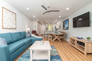 TV, fireplace, ping pong - A short walk or drive to sandy beaches, surf spots, and local cafes. (Oceanside)