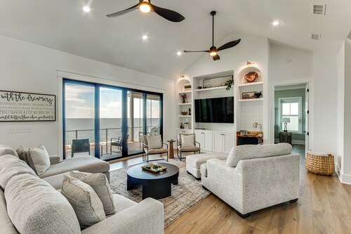 Luxury Beachfront Living! Epic Ocean Springs Home