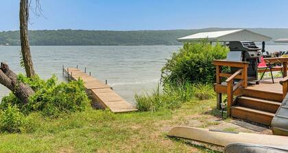 Dock & Rowboat: 'beechnut Bungalow' on Keuka Lake