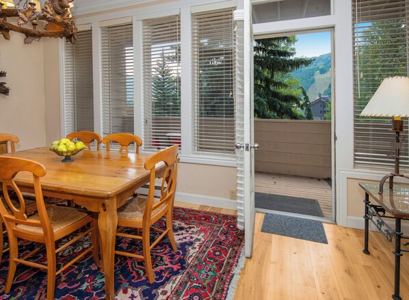 Outdoor dining - Short Walk to Lionshead Gondola, Mtn Views | SV23A (Vail)