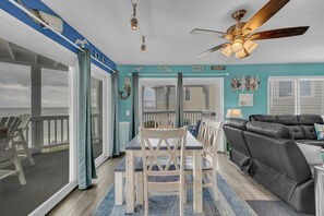 Dining - LOWERED WINTER RATES! Sunskipper Panoramic Ocean Front - 2br oceanfront condo in (Carolina Beach)