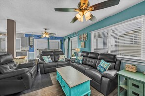 TV - LOWERED WINTER RATES! Sunskipper Panoramic Ocean Front - 2br oceanfront condo in (Carolina Beach)