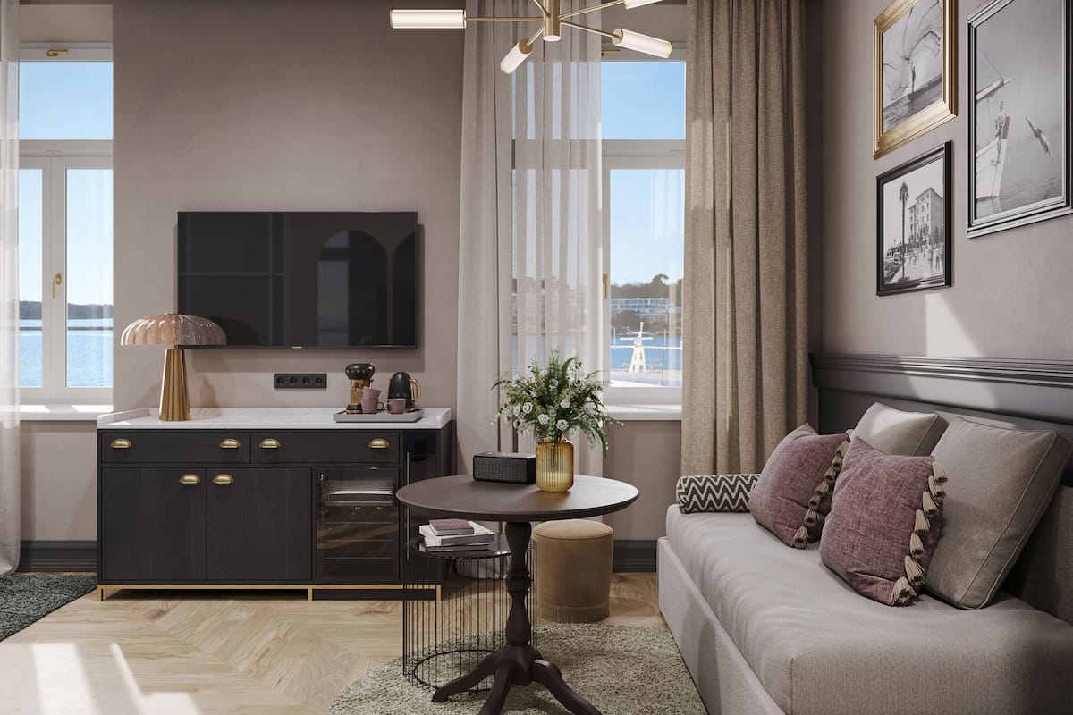 Room for 2+2 Seaview | 迷你吧、房內夾萬、書桌、免費 Wi-Fi
