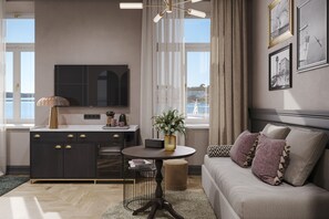 Room for 2+2 Seaview | Minibar, in-room safe, individually decorated, desk - Jadran Heritage Hotel Valamar Collection (Poreč)