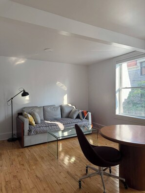 Living area - Cozy 1 bdrm in the Village! Walking distance to Old Port and the Plateau (Montréal)