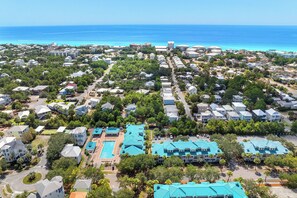Exterior - Blue Mountain Beach Condo, Community Pool, Close to Beach "Breezy Blues" (Santa Rosa Beach)