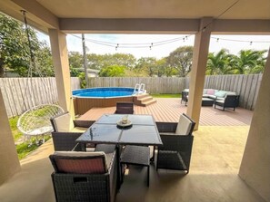 Ferienhaus, 3 Schlafzimmer | Speisen im Freien