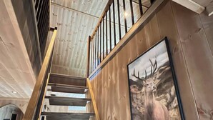 Loft, 5 Bedrooms, Balcony, Lake View | Interior - Spacious Lodge With Sauna, ski Centre (Krodsherad)