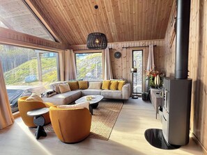 Loft, 5 Bedrooms, Balcony, Lake View | Living area