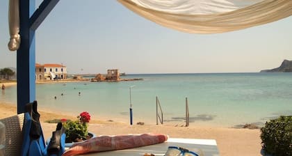 Luxurious 6-bedroom villa with large sea-view balconies, near Monemvasia & Mani