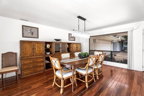 House, Multiple Beds, Pool Access, Ocean View (Heavens) | Dining - Great Ocean Views Private Pool Wifi Expanded Lanai! (Kailua-Kona)