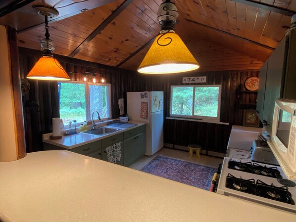 Microwave, oven, stovetop