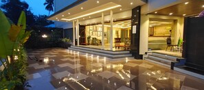 Voorkant van accommodatie