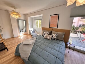 1 quarto, roupa de cama
