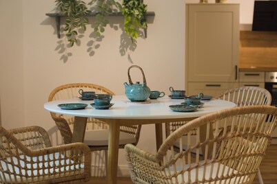 Moorrose: Holiday apartment in the Frisian Gulfhof, not barrier-free