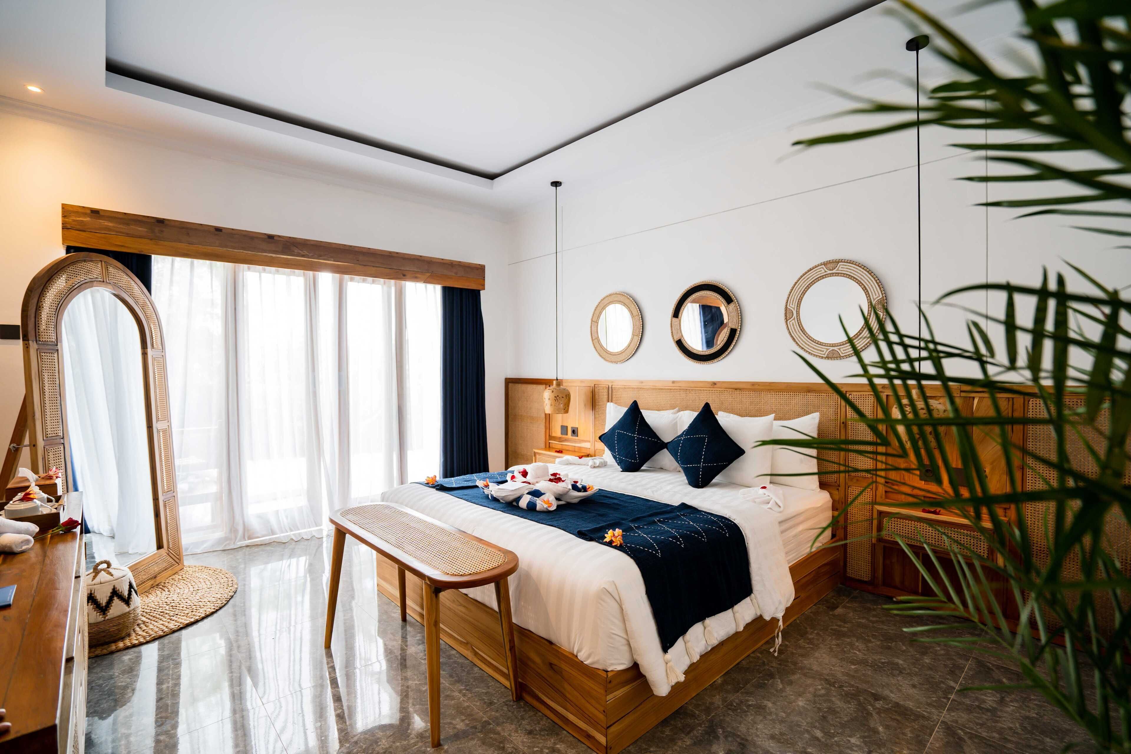 高级双人房, 泳池景观 | 办公桌、免费 WiFi