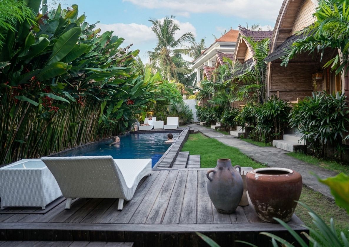 Fachada de la propiedad