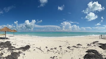 Sun loungers, beach towels