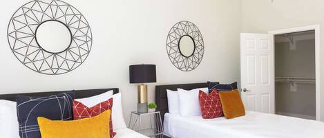 2 slaapkamers, een strijkplank/strijkijzer, wifi