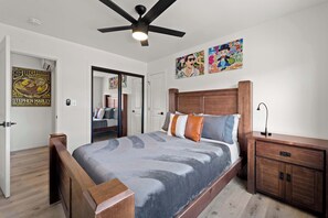 1 室のベッドルーム、アイロン / アイロン台、WiFi、ベッドシーツ