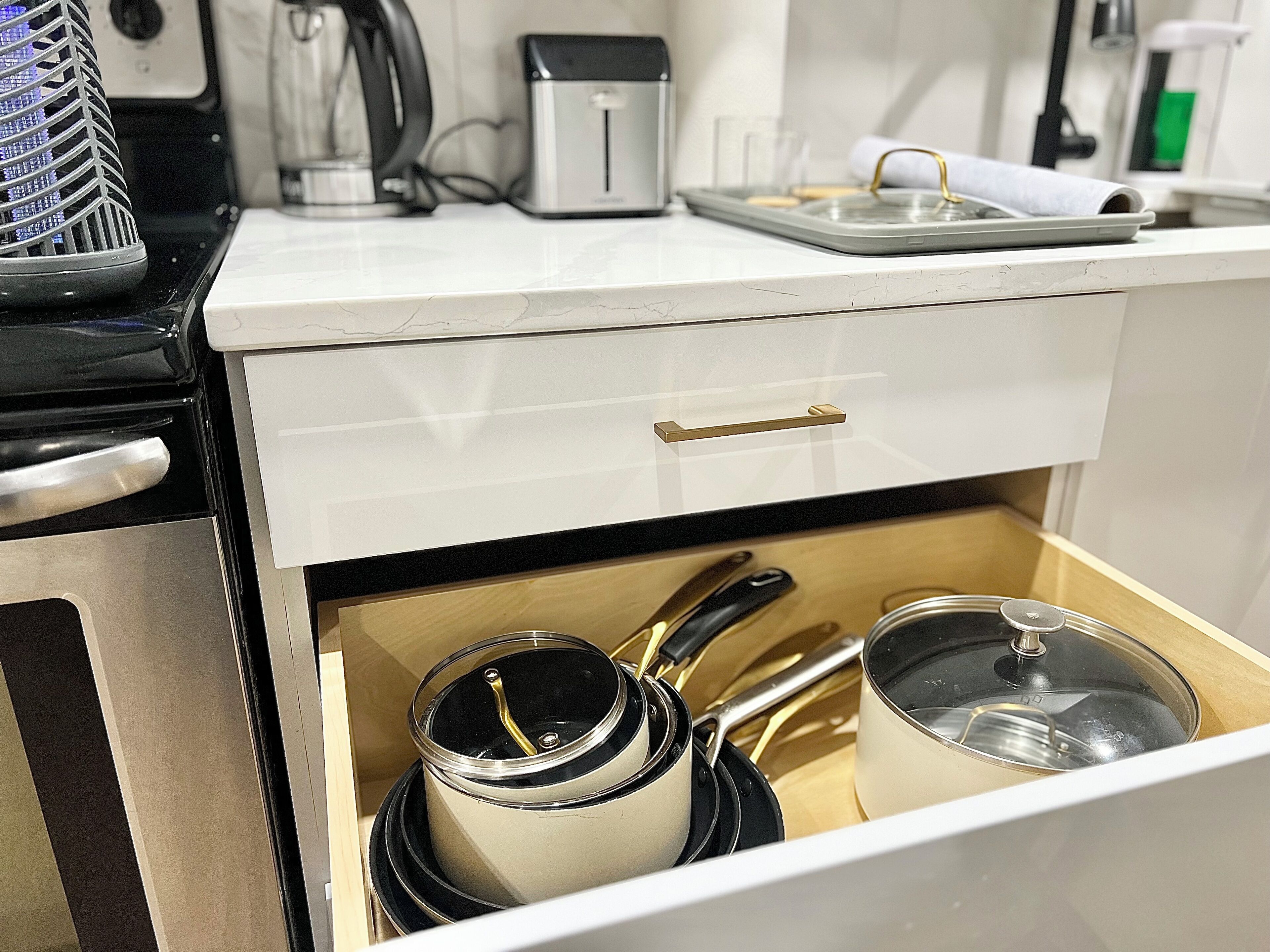 Microwave, oven, stovetop