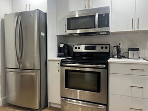 Microwave, oven, stovetop