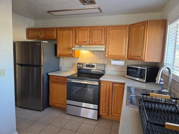 Microwave, oven, stovetop