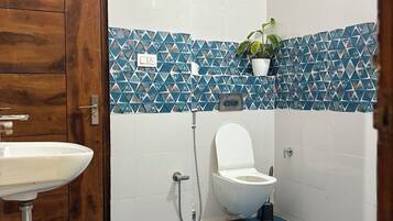 Towels, soap, toilet paper