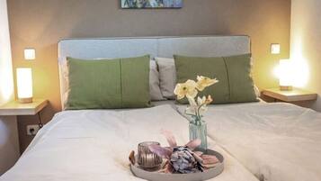 1 habitación, acceso a internet y ropa de cama