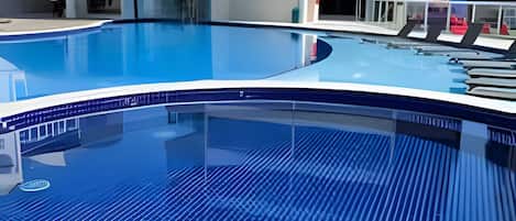 Family Apartment | Pool | Outdoor pool, pool umbrellas, sun loungers