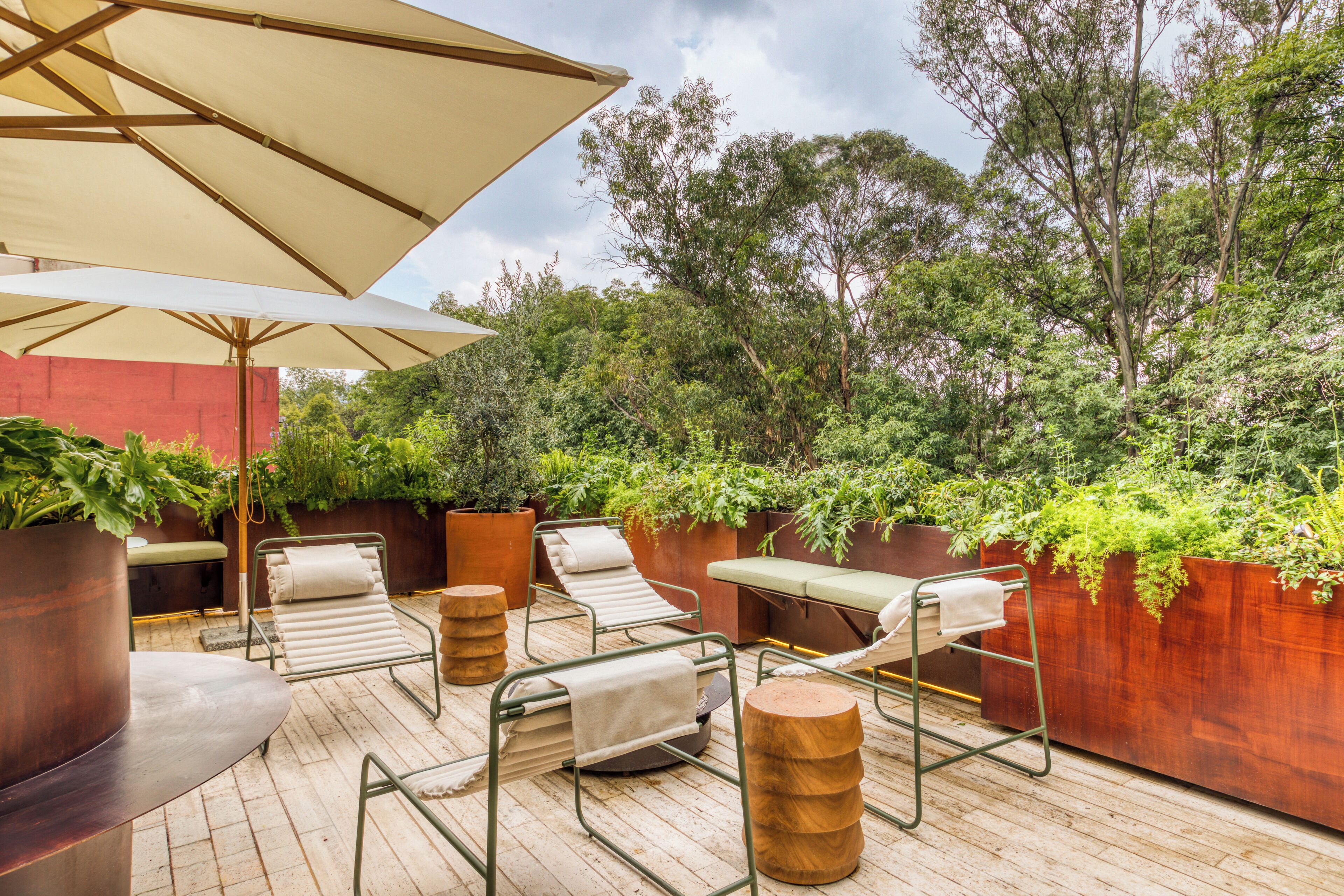 Terraza en la azotea