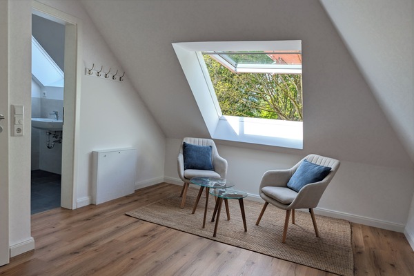 Sitzgelegenheit im oberen Schlafzimmer