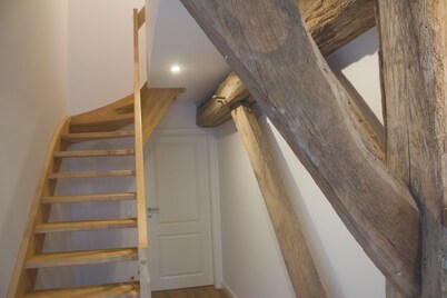 Fehnblick: Vacation apartment in the Frisian Gulfhof with 2 bedrooms, not barrier-free