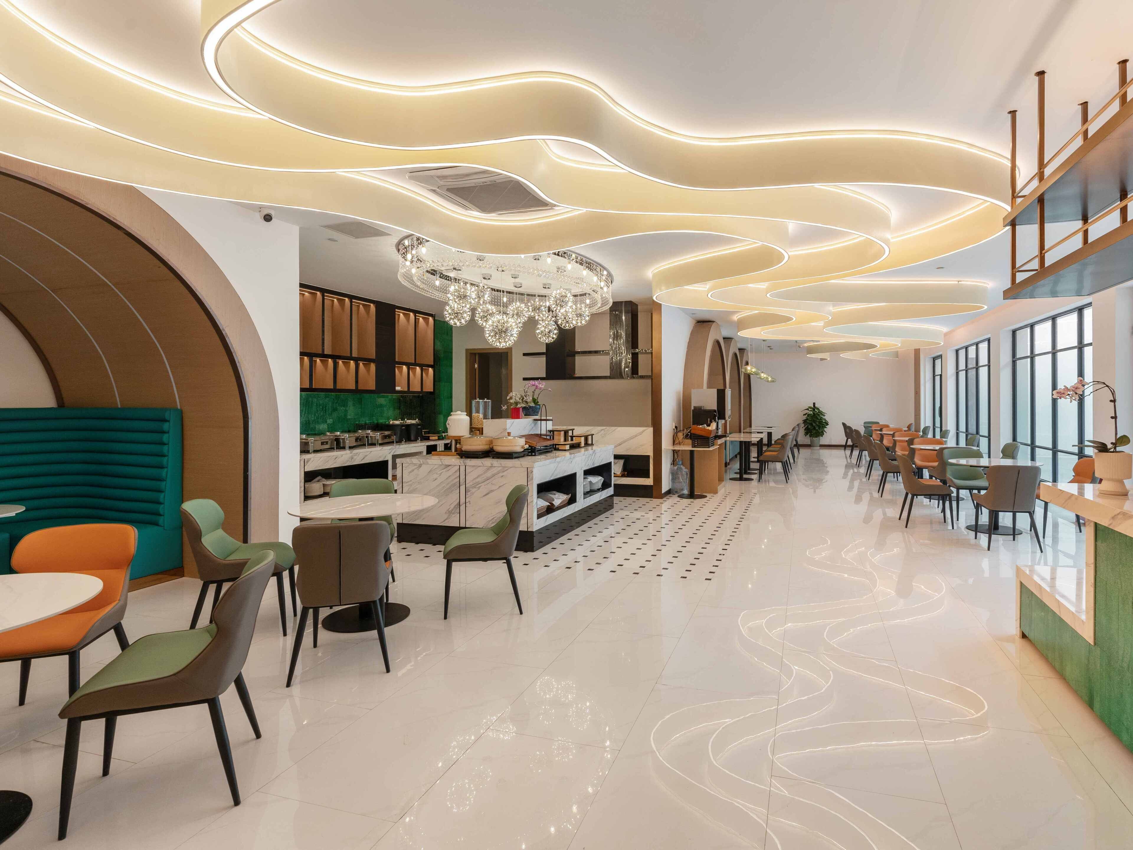 Café da manhã com buffet todos os dias (CNY 38 por pessoa) 