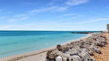Sun loungers, beach towels