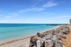 Sun-loungers, beach towels
