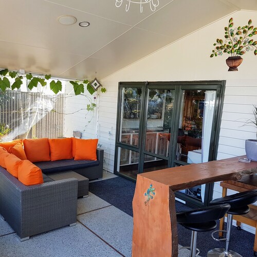 Group-friendly layout. Comfortable living. Flexible spaces for Extended Stays