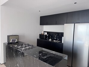 Microwave, oven, stovetop - Spectacular view + amenities at Torre Boudica (San Andrés Cholula)