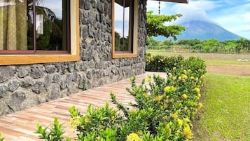 Family Cabin, Patio, Mountain View | Premium bedding, minibar, blackout drapes, free WiFi