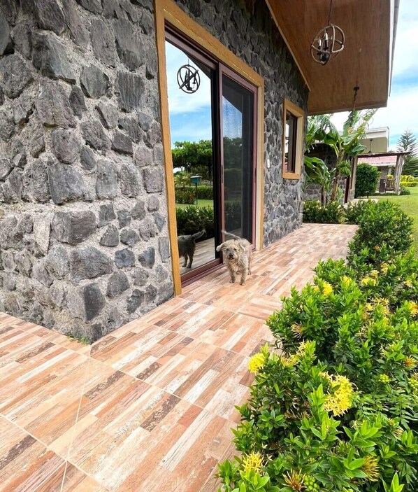 Family Cabin, Patio, Mountain View | Minibar, free WiFi