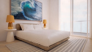 Departamento, 2 habitaciones, vista a la ciudad | Muebles diferentes, tabla de planchar con plancha y wifi gratis