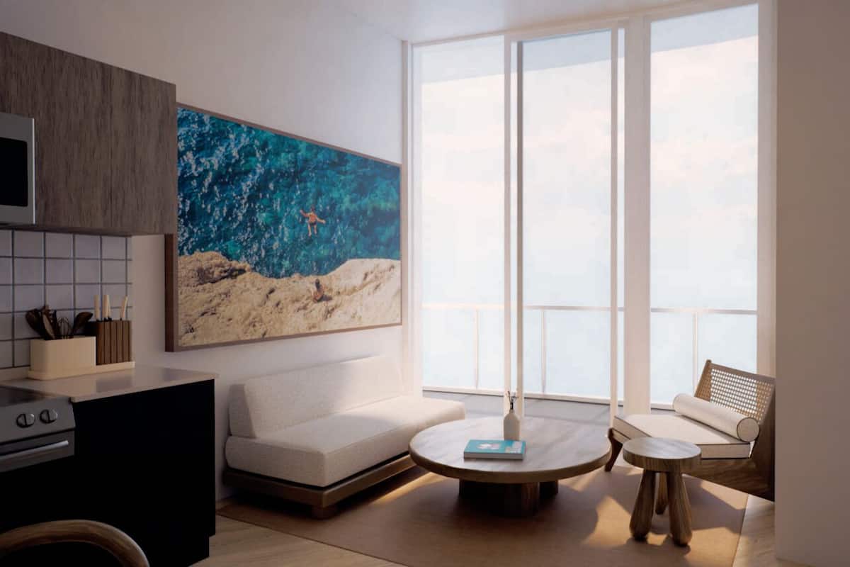 Apartment, 2 Bedrooms, City View | Living area
