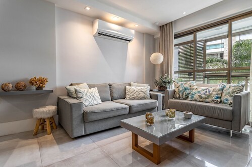 Apartment with one bedroom and living room in the heart of Itaipava