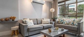 Apartment with one bedroom and living room in the heart of Itaipava