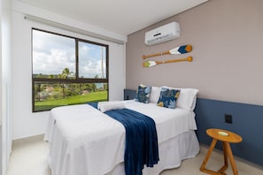 1 quarto, roupa de cama