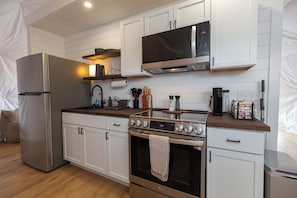 Microwave, oven, stovetop