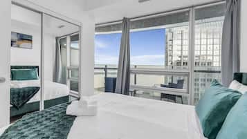 Presidentieel appartement | Italiaanse Frette-lakens, luxe beddengoed, individueel gedecoreerd