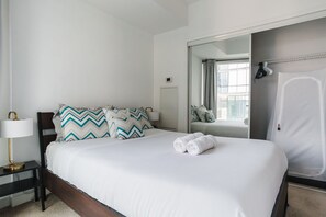 Comfort Apartment | Frette Italian sheets, premium bedding, individually decorated