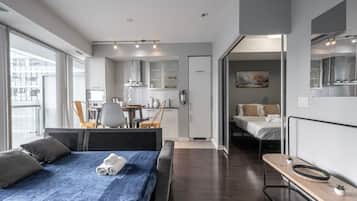 Apartamento exclusivo | Lençóis italianos Frette, roupas de cama premium